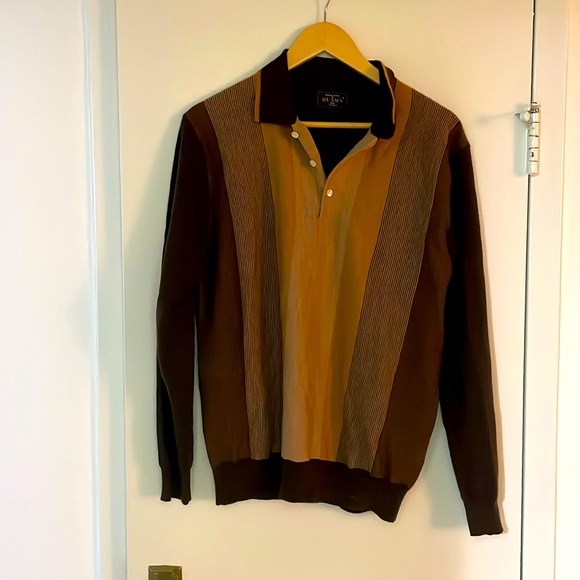 Beams Plus Wool Knit Long-sleeve Polo (Medium)